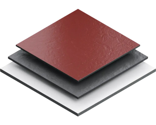 Mehrschichtige Verbundplatte für den Bau