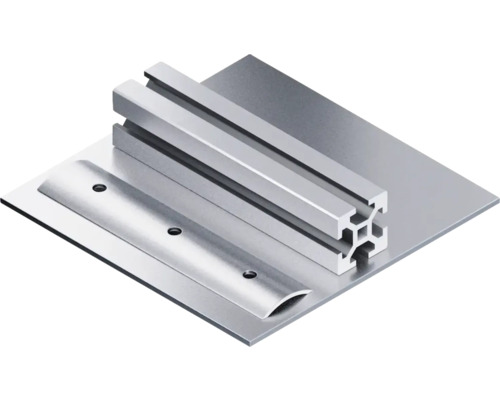 Aluminiumprofile und Aluminiumplatte