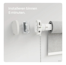 Rollosystem zur Wandmontage mit Zugkette