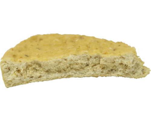 Käseattrappe, halbiert zur Detailansicht