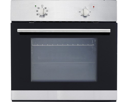 Einbaubackofen mit Drehwählern und Glasfront