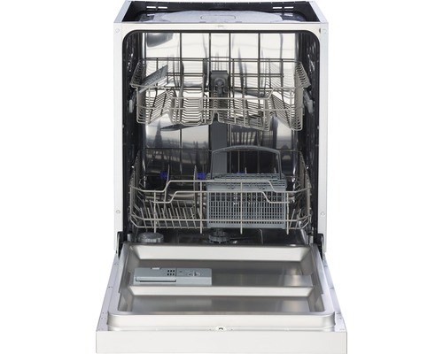 Geöffneter Geschirrspüler mit Geschirrkörben