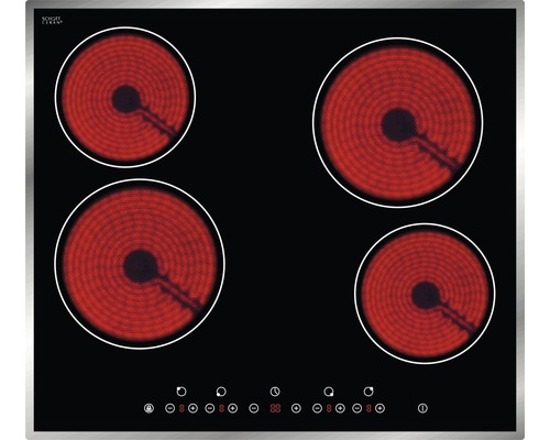 Glaskeramikkochfeld mit vier Kochzonen