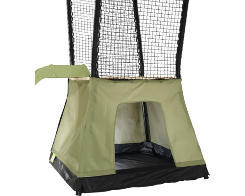 Spielturm mit Zelt und Netz