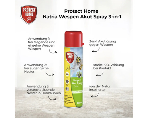 Protect Home Natria Wespenspray 3-in-1, 400 ml Dose