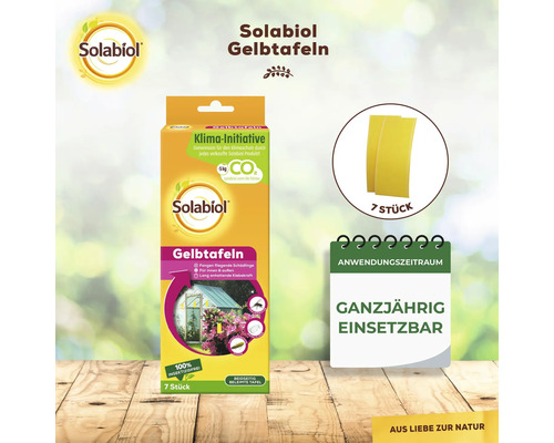 Solabiol Gelbtafeln Packung zur Schädlingsbekämpfung