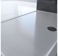 Duschwanne Aurlane Pure 120 x 90 x 4 cm weiß Antirutschbeschichtung FAC379