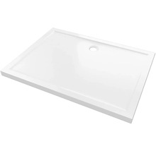 Duschwanne Aurlane Pure 120 x 90 x 4 cm weiß Antirutschbeschichtung FAC379