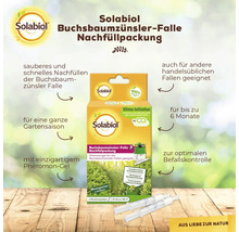 Solabiol Buchsbaumzünsler-Falle Nachfüllpackung für die Buchsbaumzünslerfalle