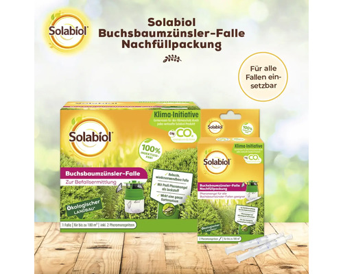 Solabiol Buchsbaumzünslerfalle Nachfüllpackung für die Schädlingsbekämpfung