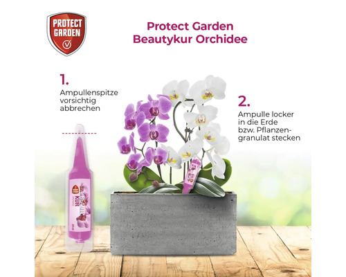 Protect Garden Beautykur Orchidee mit Anwendungsbeispielen