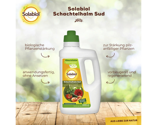 Solabiol Schachtelhalm Sud zur biologischen Pflanzenstärkung