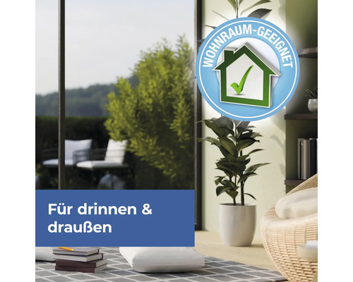 Symbol: Geeignet für Wohnräume.