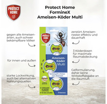 Ameisenmittel Protect Home FormineX Ameisen-Köder Multi 3 Stück, für bis zu 30 qm Raumabdeckung