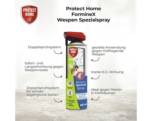 Protect Home Forminex Wespen Spezialspray zur Wespenbekämpfung