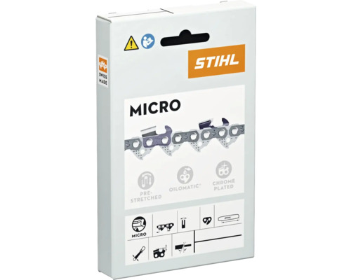 Verpackung einer Stihl Micro Sägekette