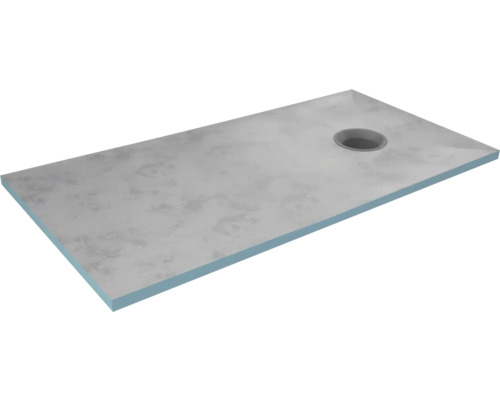 Befliesbares Duschelement Aurlane Showerplate 90 x 160 x 4 cm FAC386 Rechteckige Duschwanne mit Ablauf