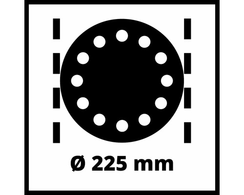 Symbol für 225 Millimeter Durchmesser