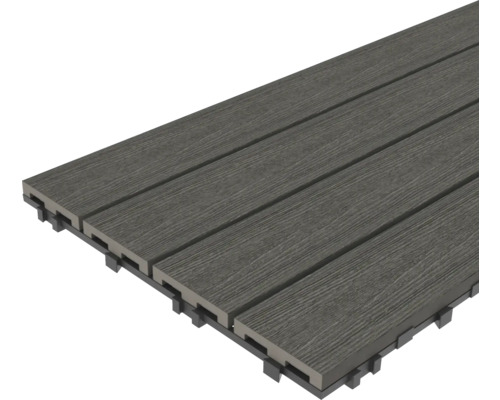 Terrassenfliese aus Holzverbundwerkstoff