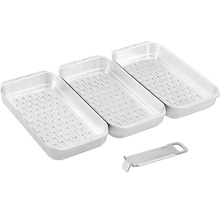Enders Edelstahl Pfanne + Körbe Set