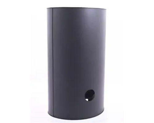 Metall Abfallbehälter mit Loch