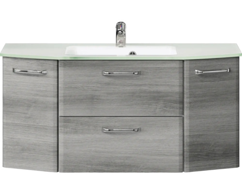 Waschtischunterschrank mit Waschbecken und Armatur