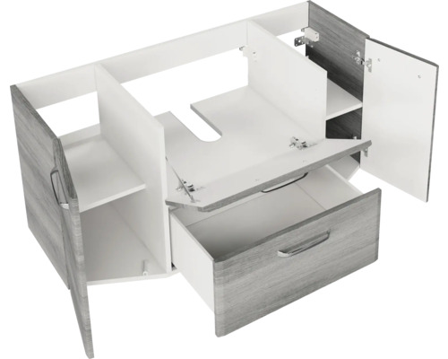 Waschbeckenunterschrank mit Schublade und Stauraum