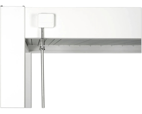 Detailansicht eines Rollos mit Bedienelementen