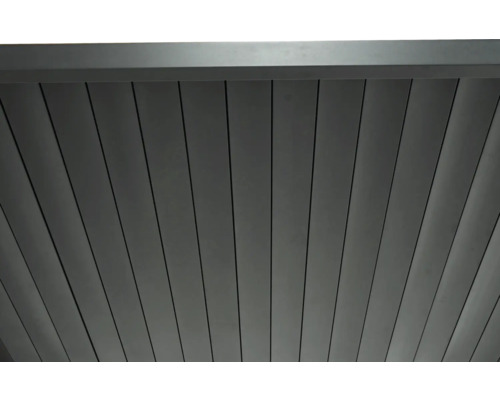 Detailansicht einer Terrassenüberdachung aus Aluminium