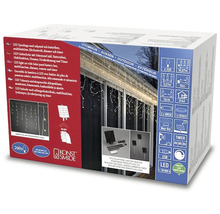 Verpackung einer LED Lichterkette mit Solarpanel, Batteriebox, Multifunktion, Dimmer, Fernbedienung und Timer