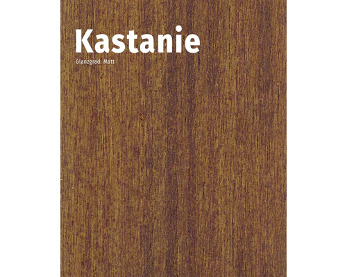 Holzlasur Kastanie, matte Oberfläche