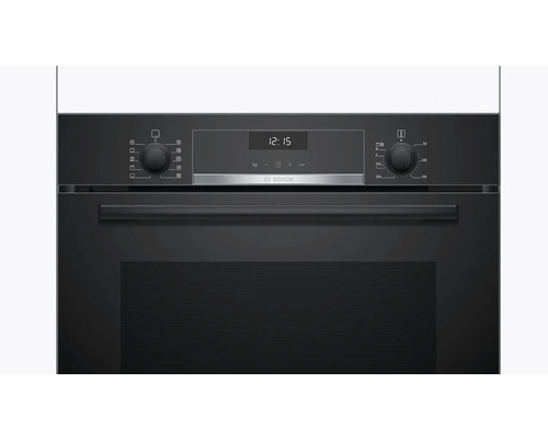 Bosch Einbaubackofen mit digitaler Anzeige und Drehknöpfen zur Bedienung