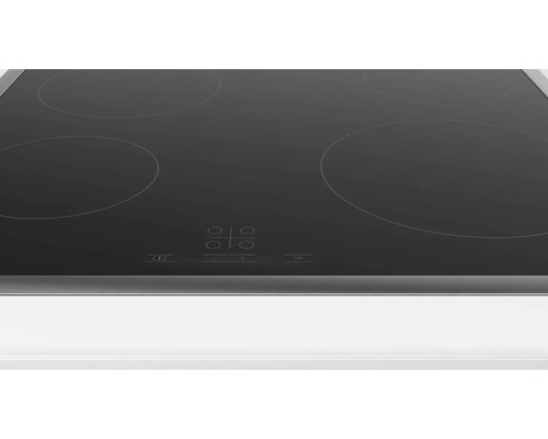 Glaskeramikkochfeld mit vier Kochzonen und Touch-Bedienfeld