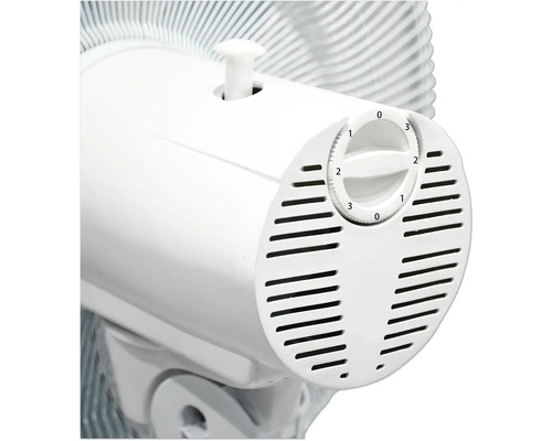 Detailansicht eines Ventilators mit Geschwindigkeitsregler