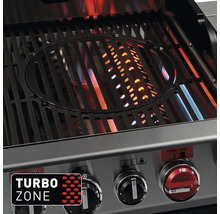 Grill mit Turbozone und Grillrost