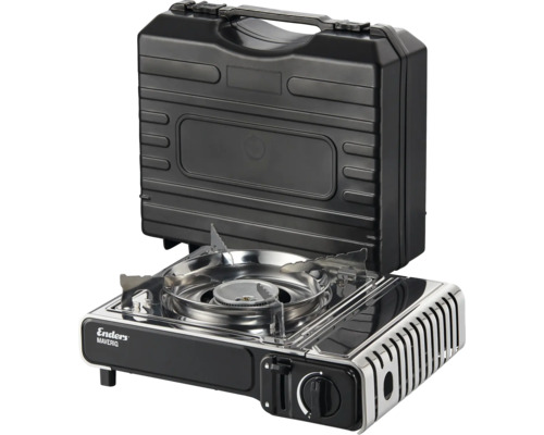 Tragbarer Gaskocher mit Transportkoffer