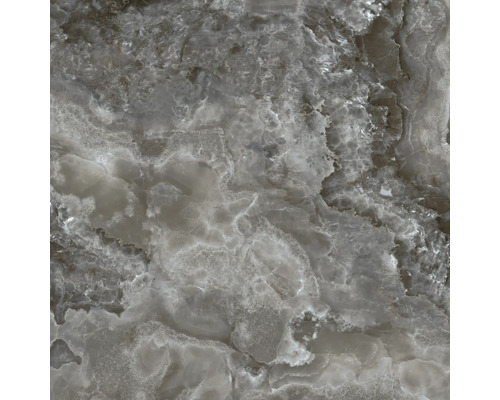 Feinsteinzeug Wand- und Bodenfliese Sheffield black poliert und rektifiziert 119 x 119 x 1 cm
