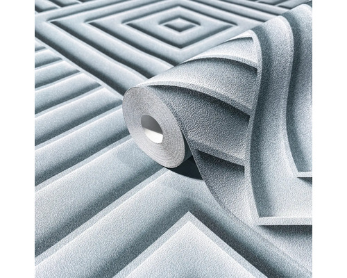 Tapetenrolle mit geometrischem Quadratmuster