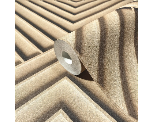 Tapetenrolle mit geometrischem Muster