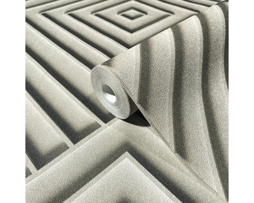 Tapetenrolle mit geometrischem Quadratmuster