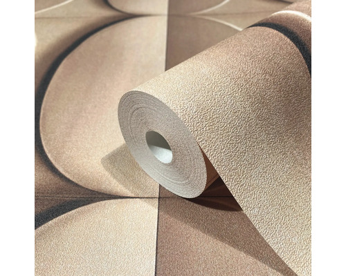Tapetenrolle mit geometrischem Muster