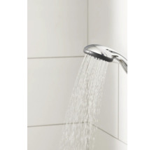 Handbrause mit laufendem Wasser