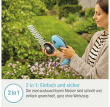 Akku Gras- und Strauchschere GARDENA PowerCut 20/18V P4A ohne Akku und Ladegerät