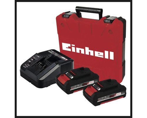 Einhell Akku-Set mit Ladegerät und Aufbewahrungskoffer