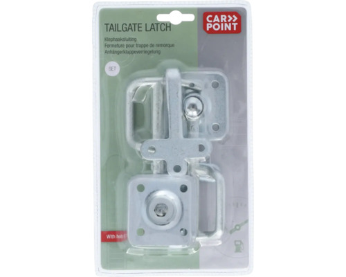 Heckklappenverschluss im Set mit Löchern