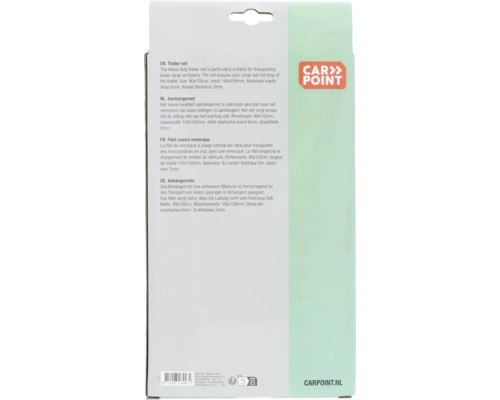 Carpoint Anhängernetz 90x150cm mit 100x100mm Maschenweite