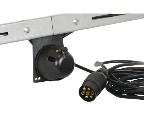 Anhängersteckdose mit Kabel und Halterung