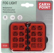 Carpoint Nebelschlussleuchte mit 19 LEDs, 12 Volt und E-Prüfzeichen