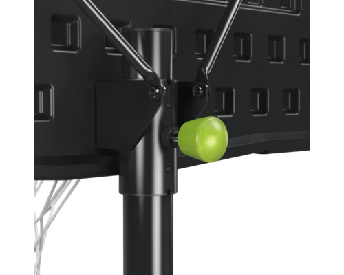 Detailansicht Basketballkorb mit Höhenverstellung