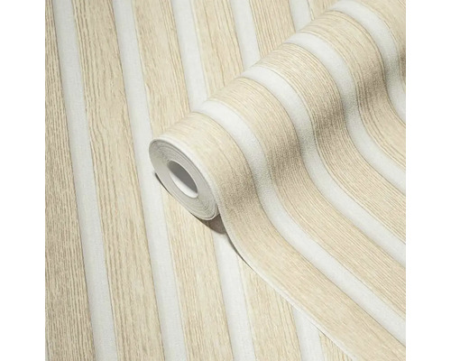 Tapetenrolle mit Holzstreifenmuster